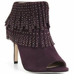 BCBG MaxAzria Bootie Heels Bordeaux, 9 NIB